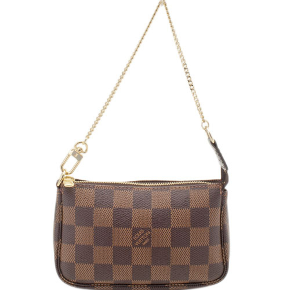 Louis Vuitton Brown Accessory Pochette Pouch Mini - Picture 2 of 3